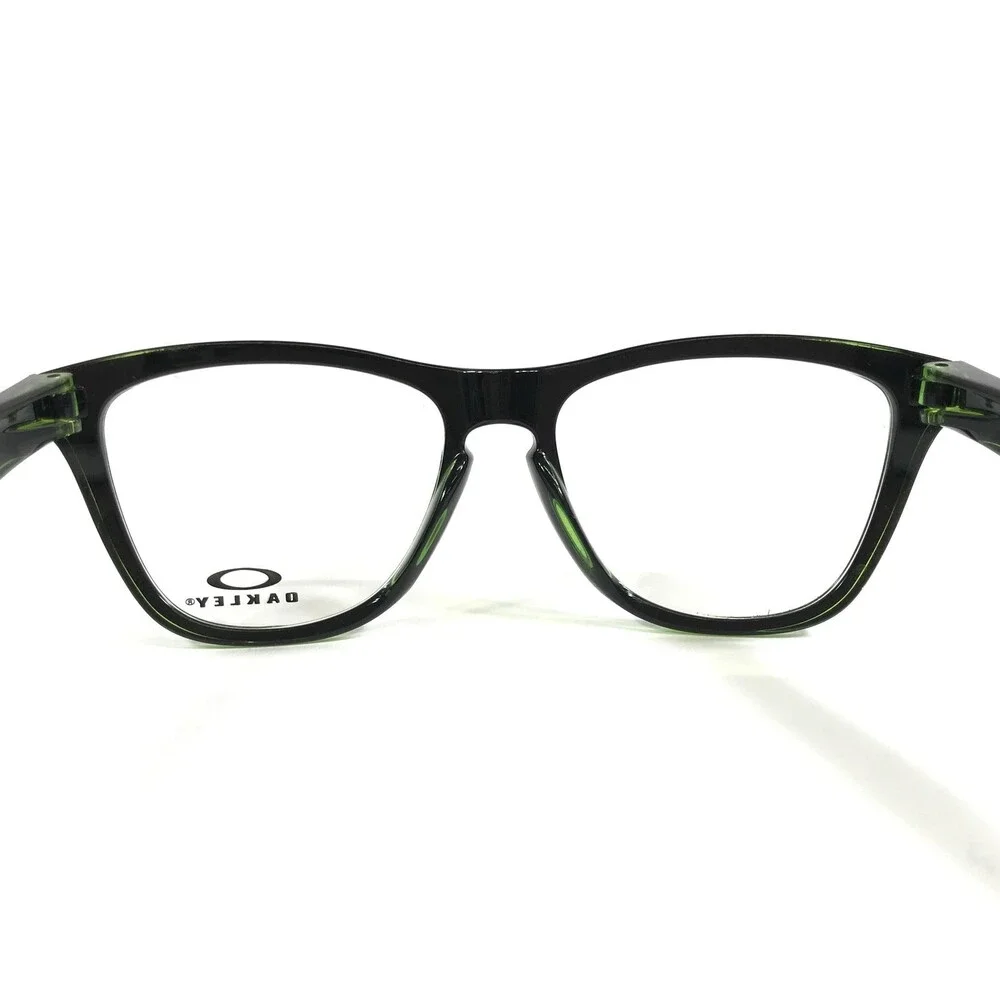 Oakley Eyeglasses Frames Frogskins OX8131-0254 Black Green Full Rim 54-17-138